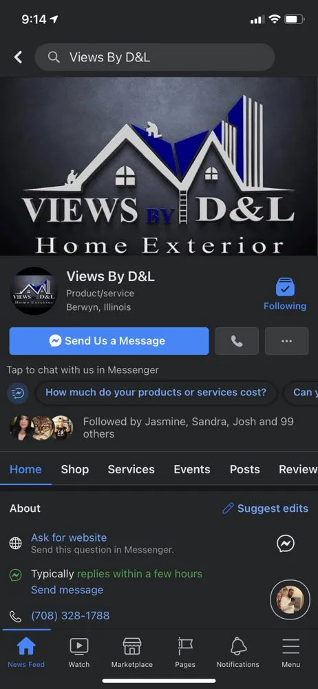 Slide of Views by D&L