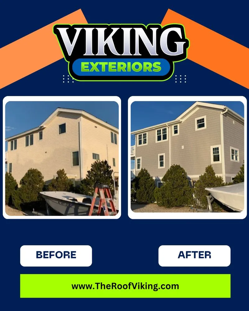 Emergency storm damage roof repair in Ivyland, PA by Viking Exteriors