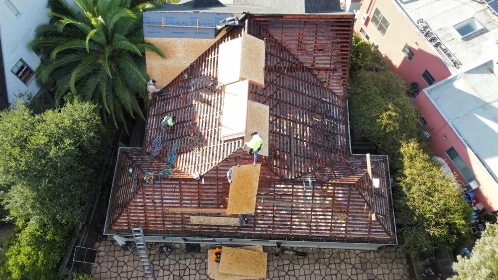 Slide of Villa's Roofing Company