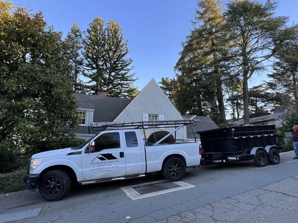 Slide of Villa's Roofing Company