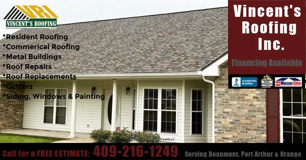 Slide of Vincent's Roofing