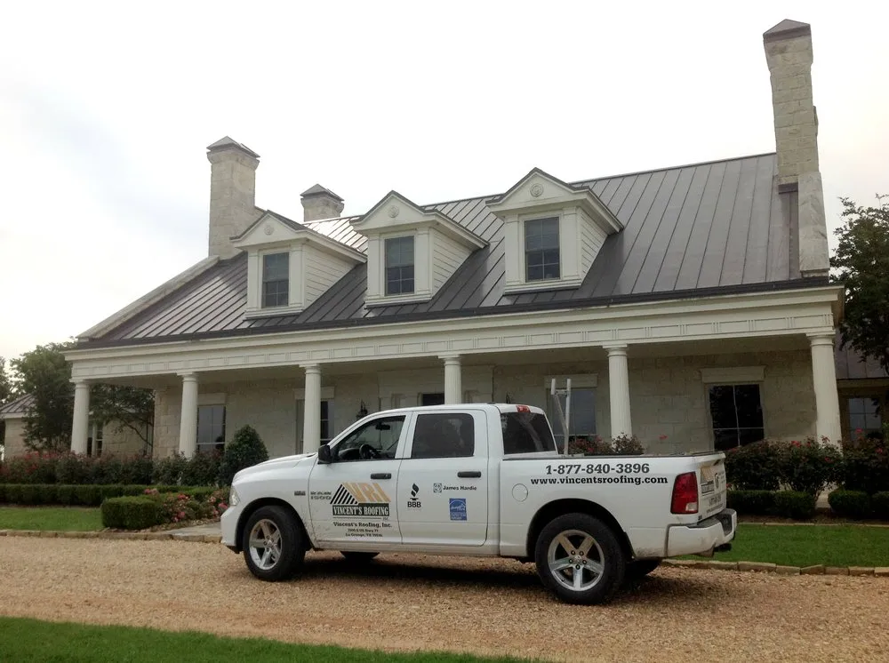 Slide of Vincent's Roofing