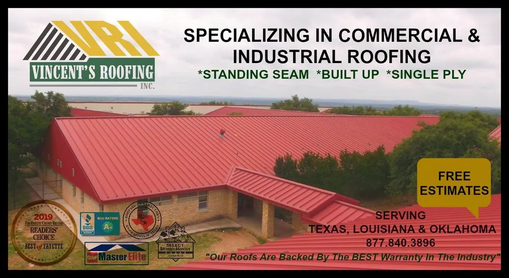 Slide of Vincent's Roofing
