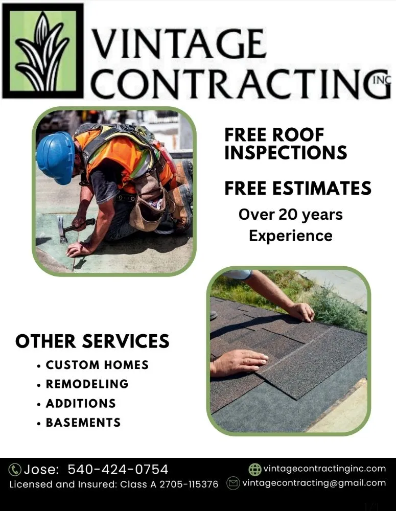 Slide of Vintage Contracting