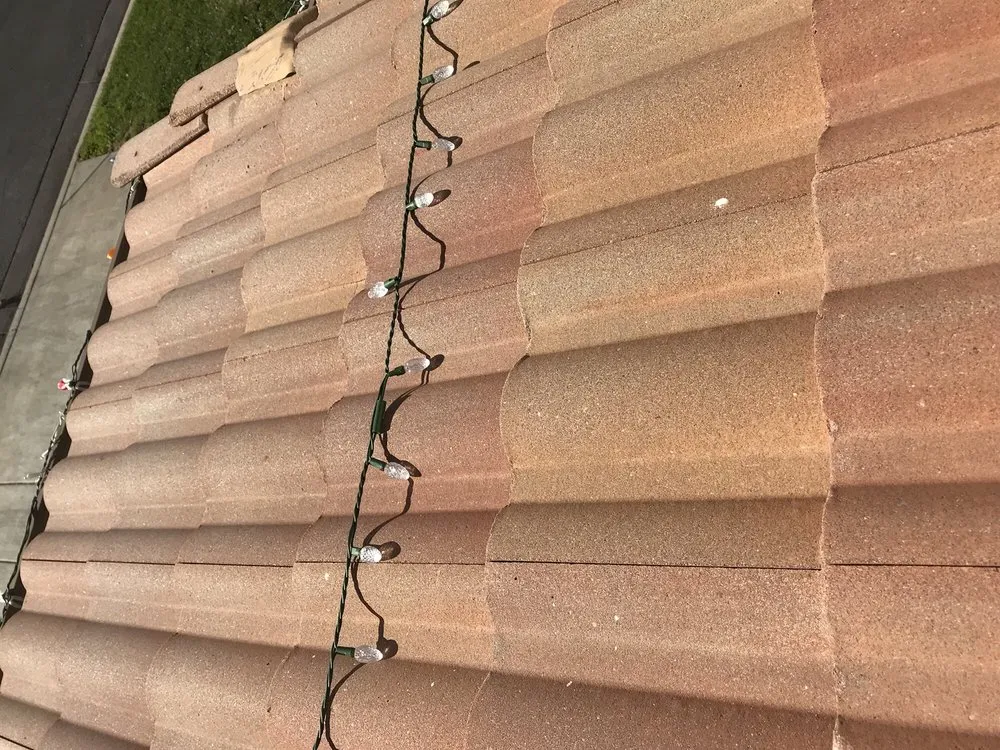 Slide of Vintage Roof Tile