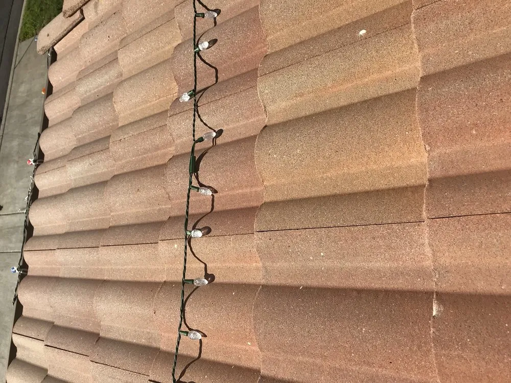 Slide of Vintage Roof Tile