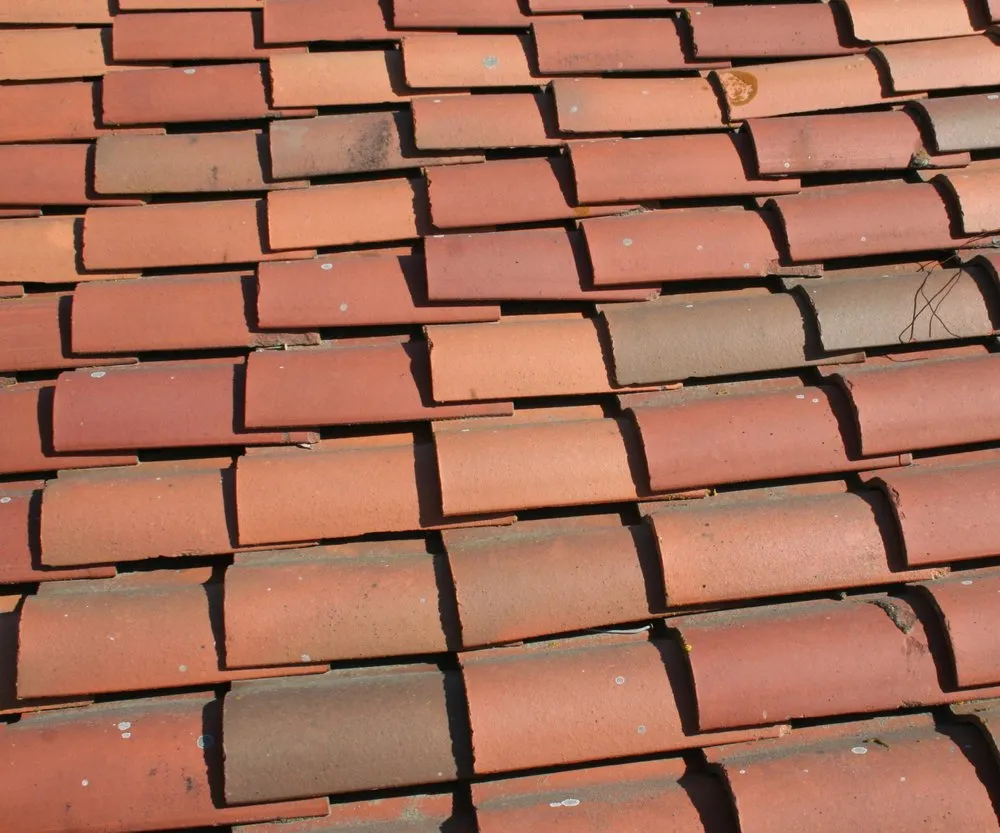 Slide of Vintage Roof Tile