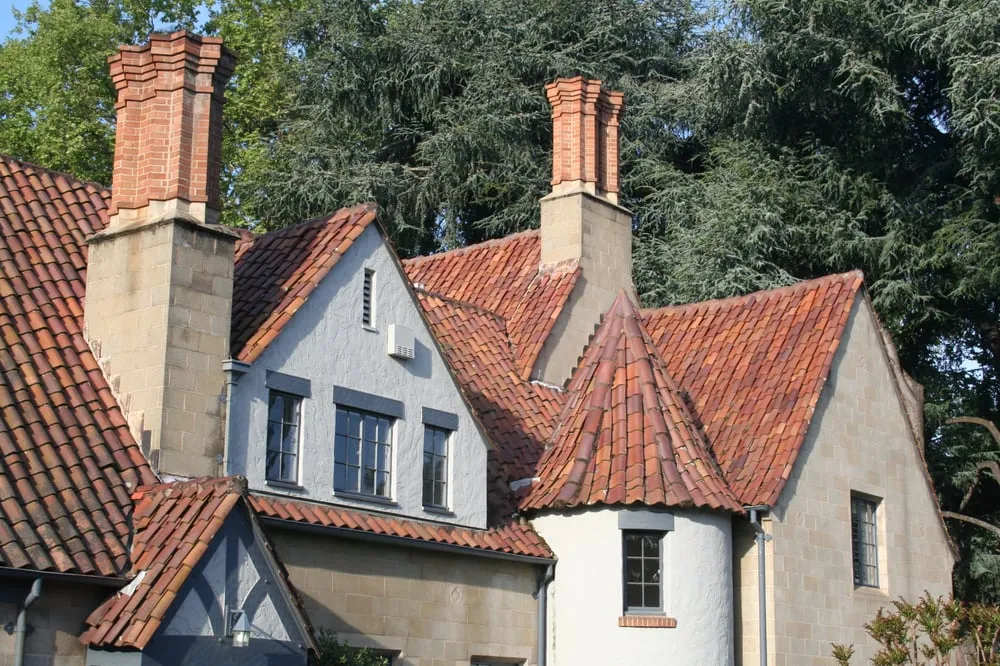 Slide of Vintage Roof Tile