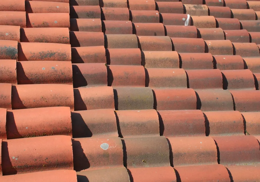 Slide of Vintage Roof Tile