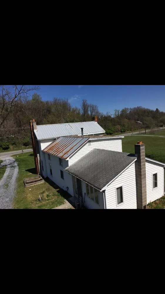 Slide of Vinton Roofing Company