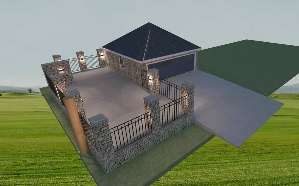 Slide of Visible Works Construction & Design