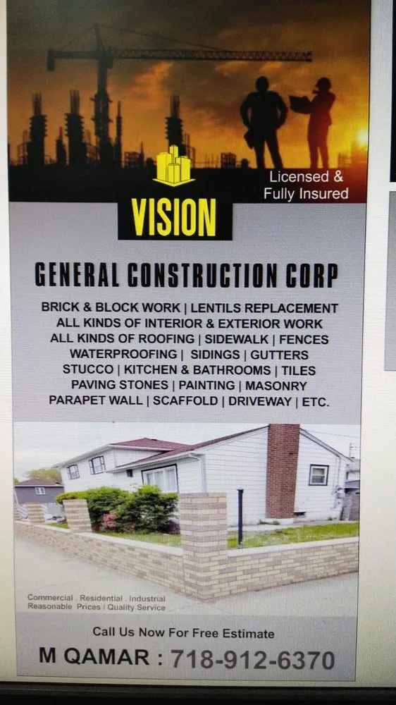 Slide of Vision General Construction