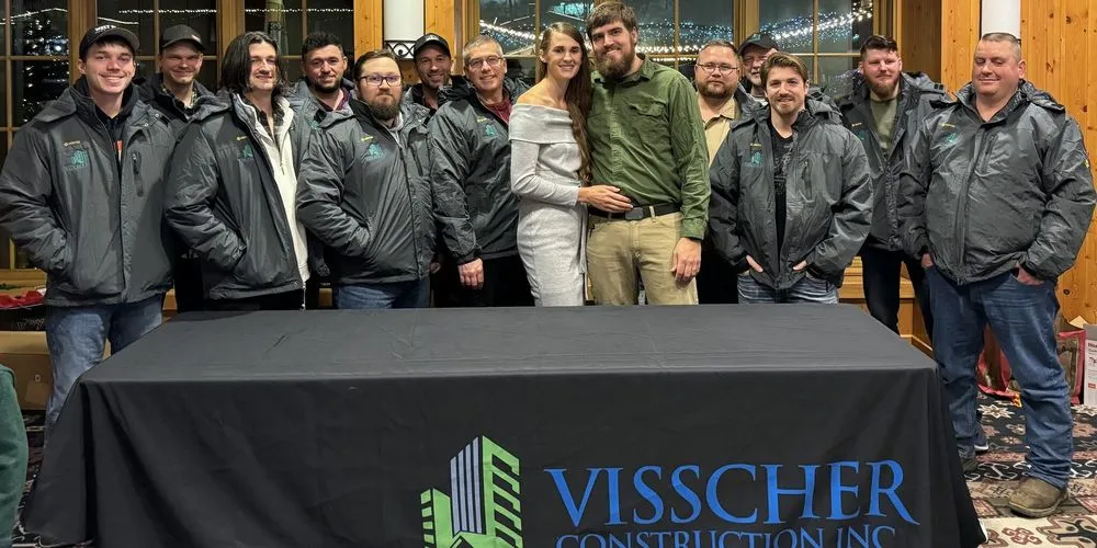 Slide of Visscher Construction and Restoration