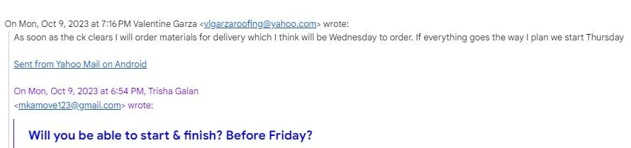 Slide of VL Garza Roofing & Remodeling