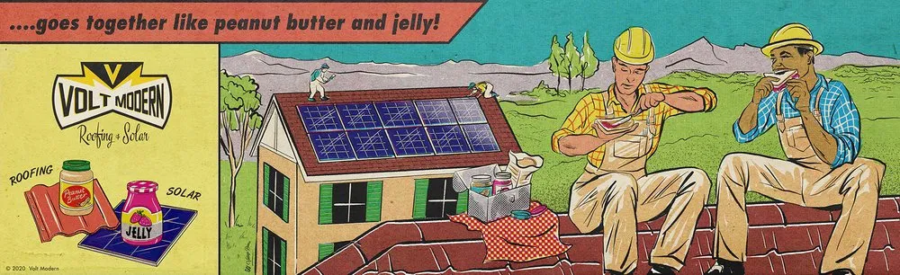 Slide of Volt Modern Roofing and Solar