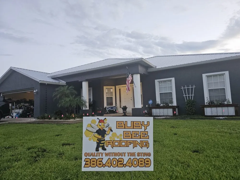 Slide of Volusia's Busy Bee Roofing