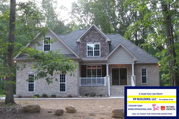 Expert roof installation in McLeansville, NC by VP Builders