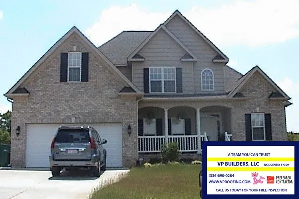 Reliable shingle roofing service after storm damage across McLeansville, NC - VP Builders