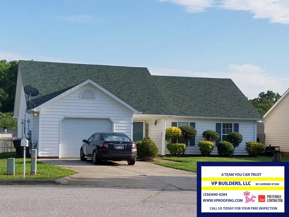 Local roof repair for homes across McLeansville, NC - VP Builders