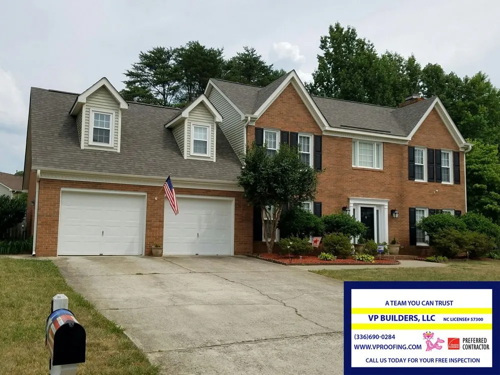 Top-rated shingle roofing service experts serving McLeansville, NC - VP Builders