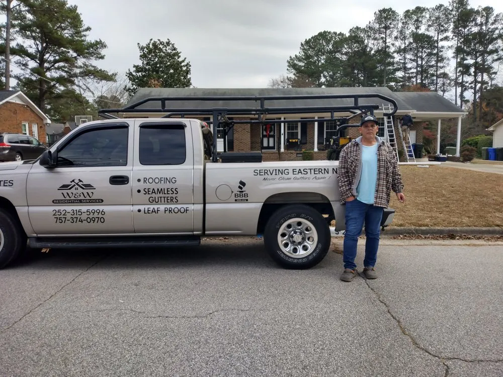 Top-rated storm damage roof repair in Battleboro, NC by W and W Residential Services