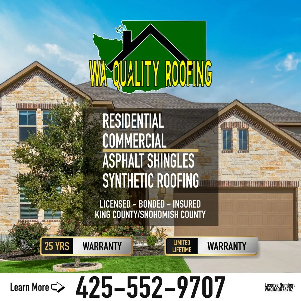 Slide of WA Quality Roofing