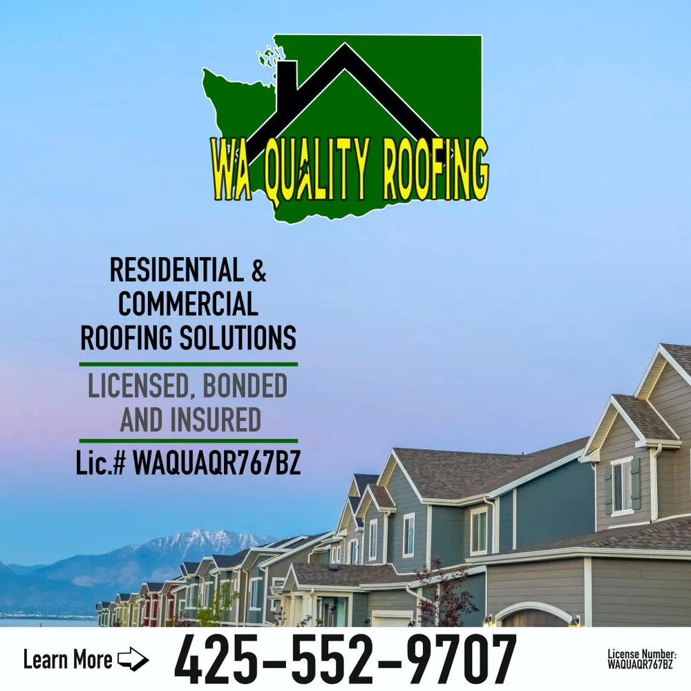 Slide of WA Quality Roofing