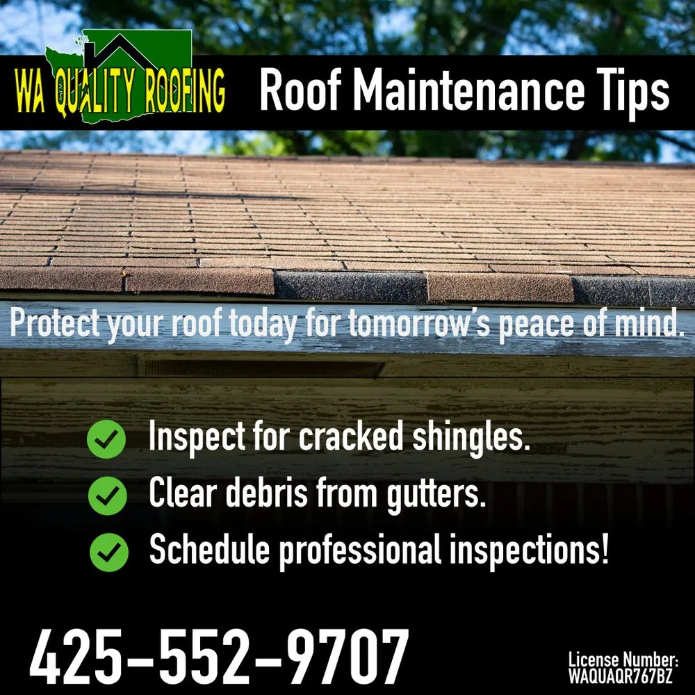 Slide of WA Quality Roofing