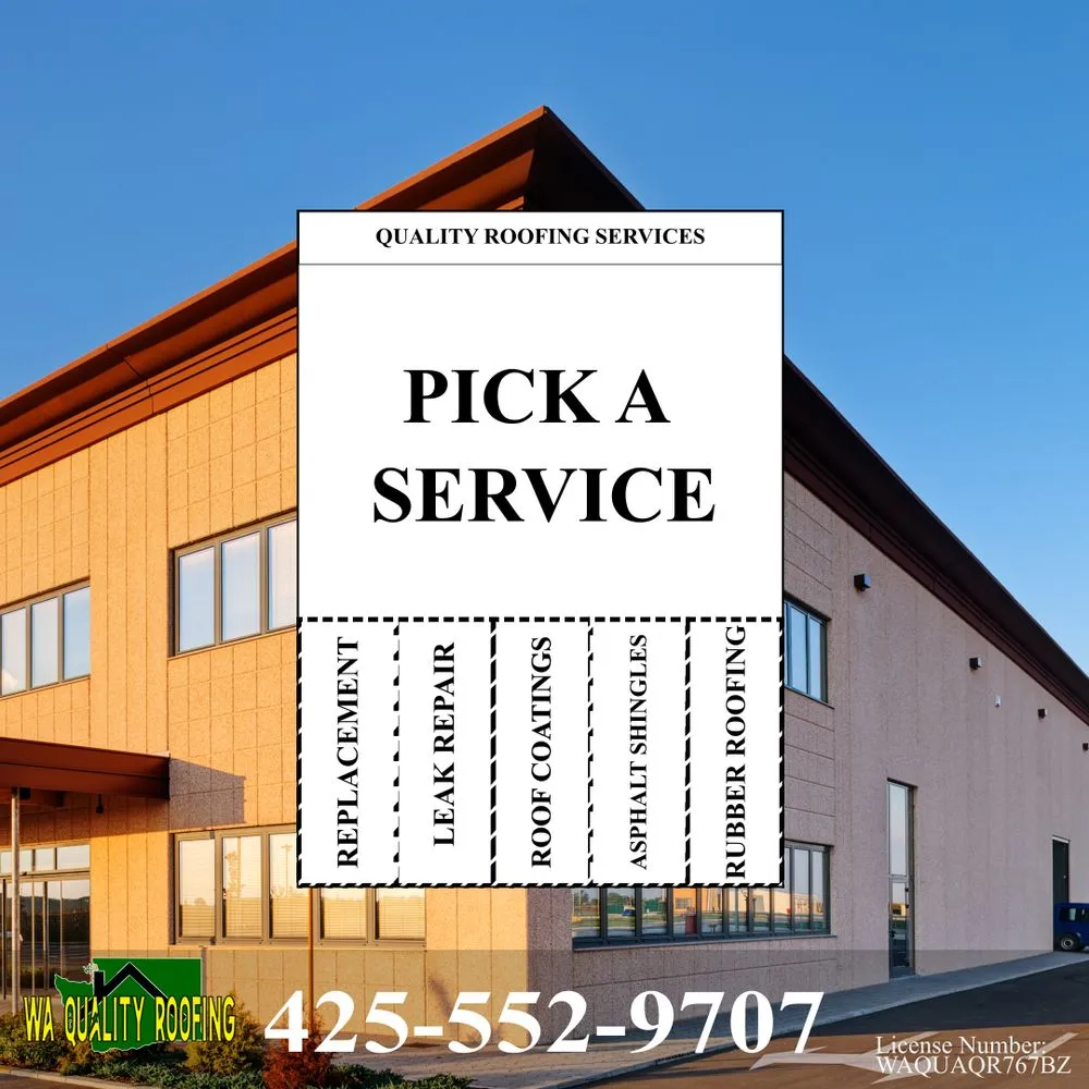 Slide of WA Quality Roofing