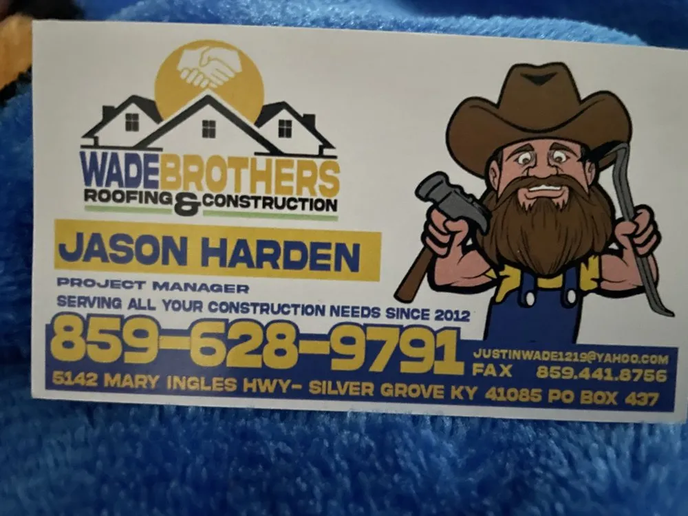 Slide of Wade Brother’s Roofing and Construction