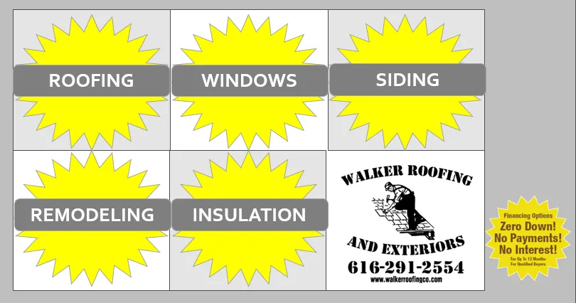 Slide of Walker Roofing and Exteriors
