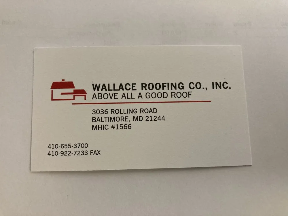 Slide of Wallace Roofing