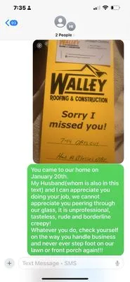 Walley Roofing and Construction