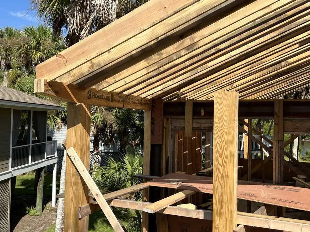 Licensed storm damage roof repair near you in Cottageville, SC by Walling construction