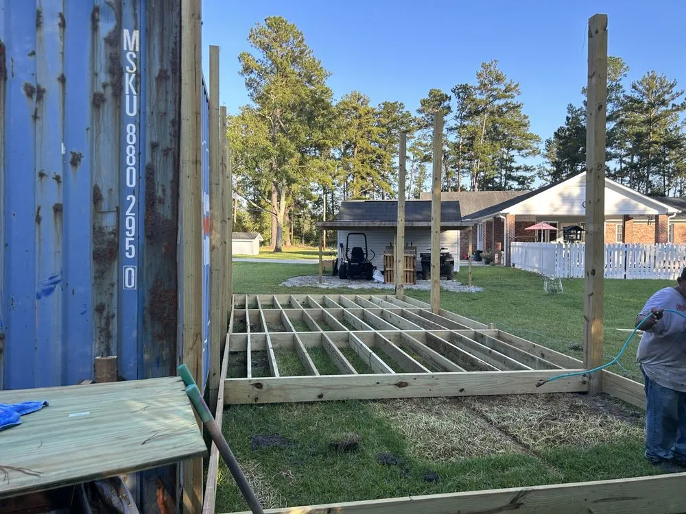 Emergency roof repair experts serving Cottageville, SC - Walling construction