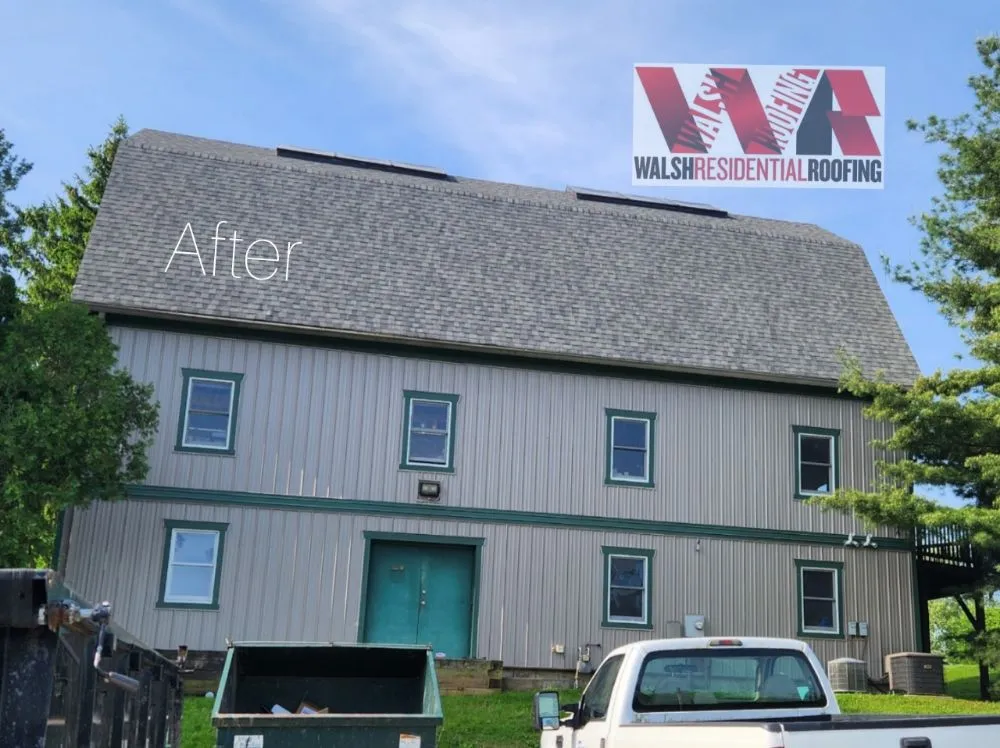 Slide of Walsh Residential Roofing