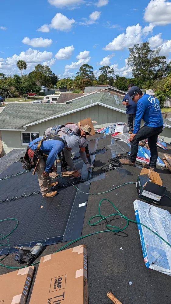Slide of Walsh Roofing