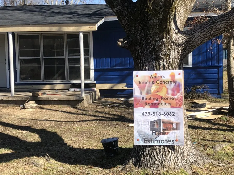 Slide of Walsh’s Tree’s & Concrete Roofing Home Remodelers