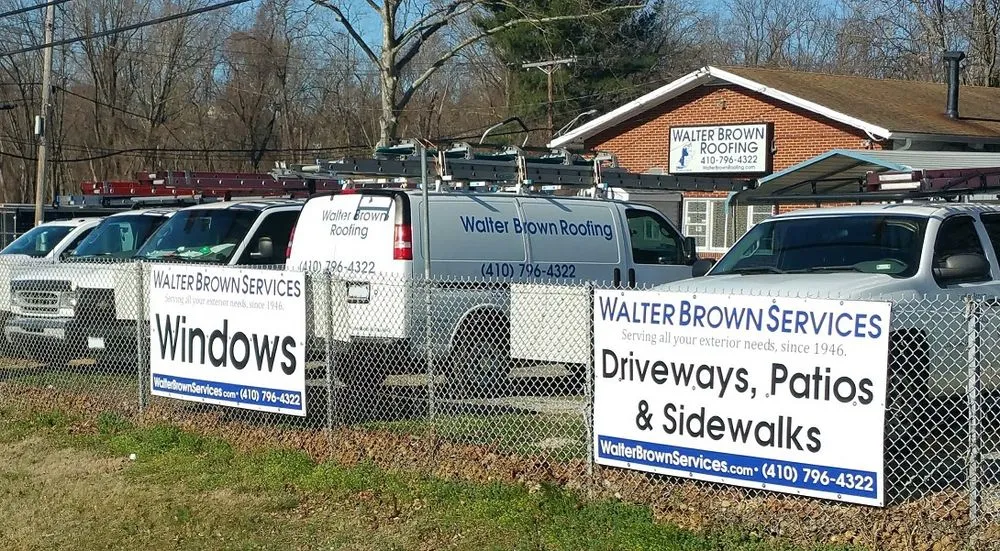 Professional residential roofing service for residential properties in Halethorpe, MD by Walter Brown Services