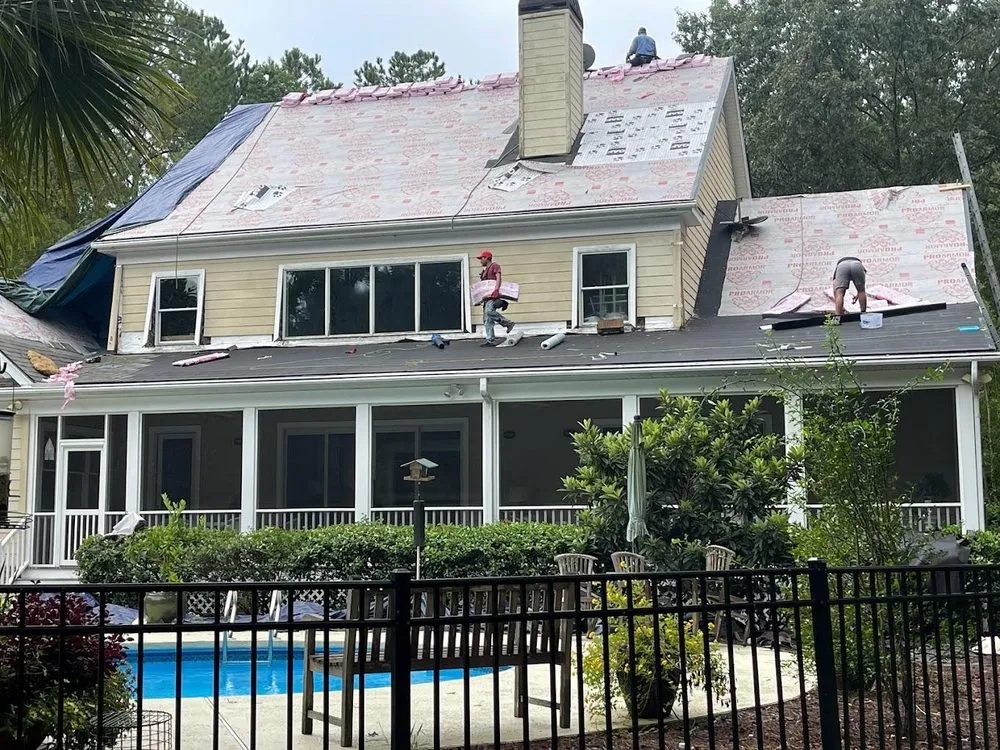 Slide of Wando Roofing Charleston