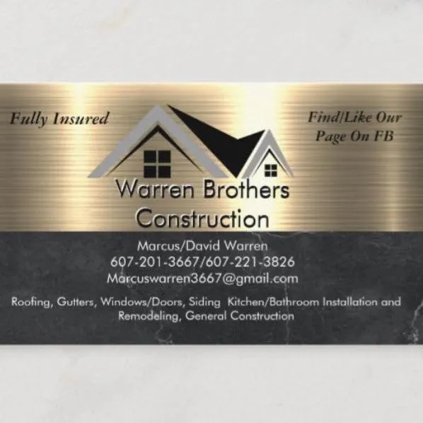 Slide of Warren Brothers Construction