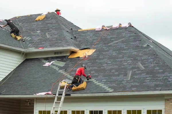 Slide of Warriors Roofing