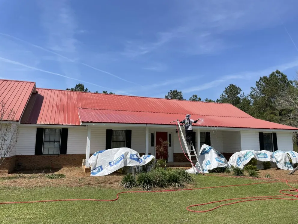 Emergency residential roofing service after storm damage in Coolidge, GA by Wash Wizardz