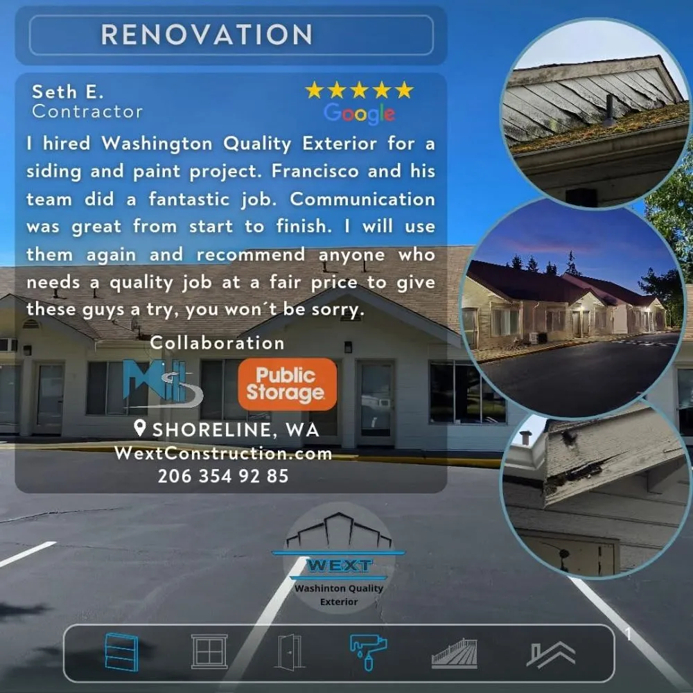 Slide of Washington Quality Exterior