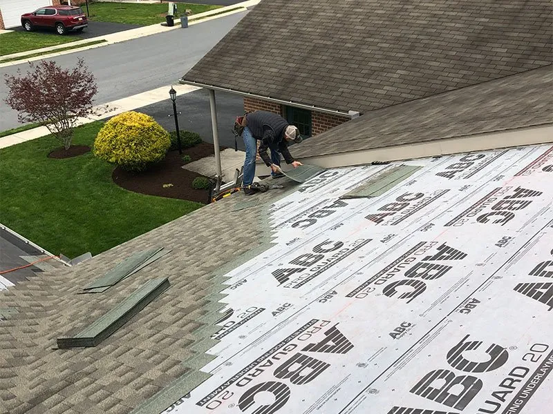 Slide of Water Service Quality Seamless Gutters & Roofing