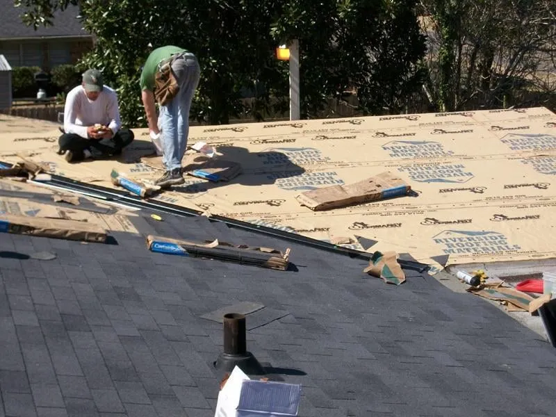 Slide of Watertight Roofing and Construction