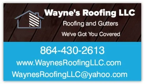 Slide of Wayne's Roofing