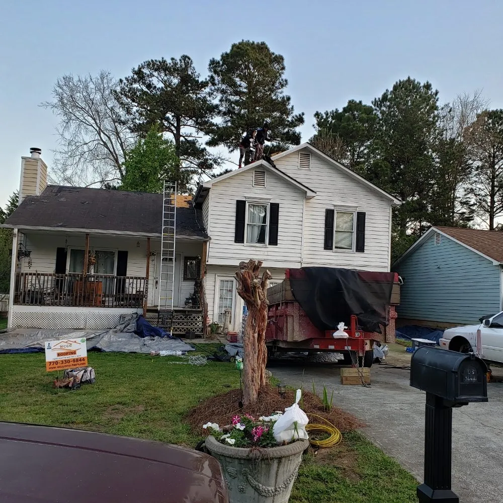 Slide of WCCG Roofing