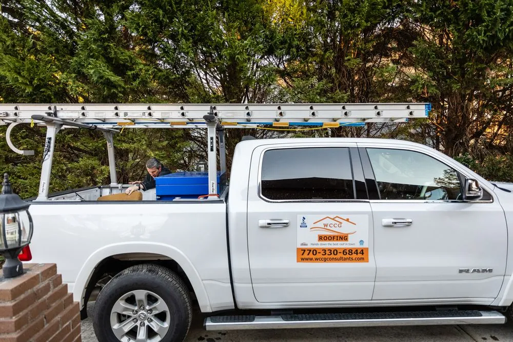 Slide of WCCG Roofing