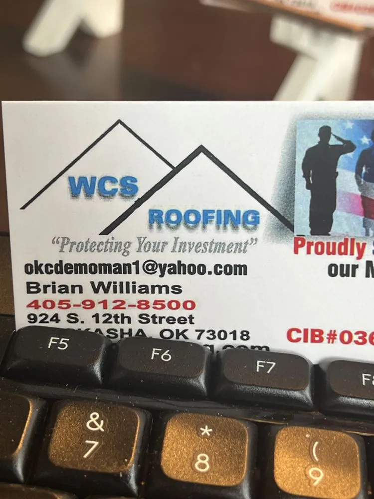 Slide of WCS Roofing